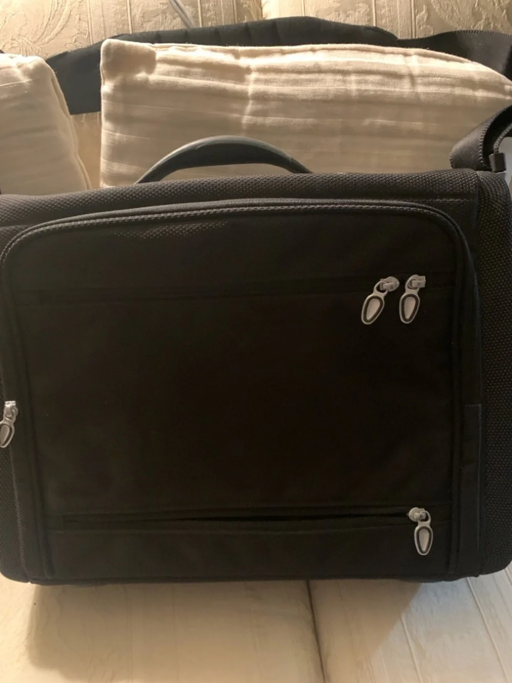 Tumi Black Men's  or women’s Laptop Briefcase with Front Organizer